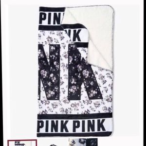 Victoria secret “pink” Sherpa blanket